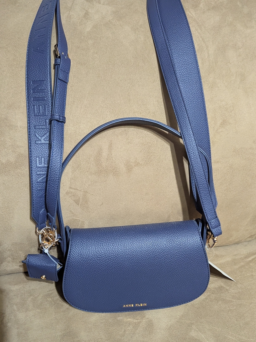 Anne Klein Midnight Blue Crossbody Bag - Picture 8 of 14